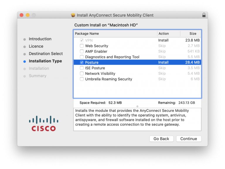 Cisco anyconnect secure mobility client mac